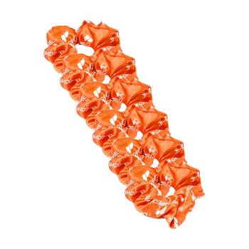 6PK Lifesopeche Womens Hair Tie Accessory Scrunchie Orange One Size