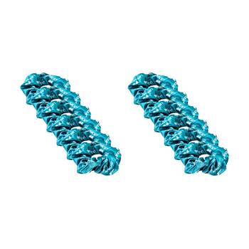 12PK Lifesopeche Womens Hair Tie Accessory Scrunchie Teal One Size