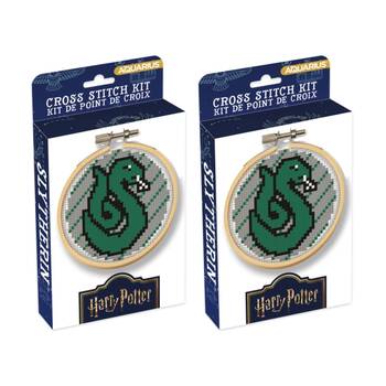 2x Gamago Harry Potter Slytherin Craft Cross Stitch Embroidery Kit Multicolour