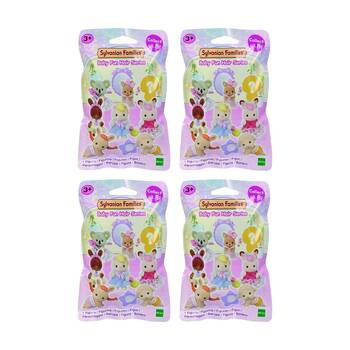 4PK Sylvanian Families Baby Fun Hair Series Figurine Kids Toy 3y+ Assorted