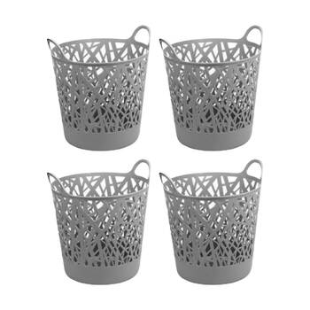 4PK Braz Home Organisation Storage Naples Basket 46x46x55cm 55L Assorted