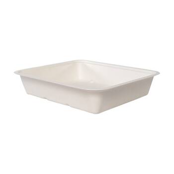 24x 3pc Partyware Earth-Friendly Durable Oven Tray Set 290x190x4mm Sugar Cane