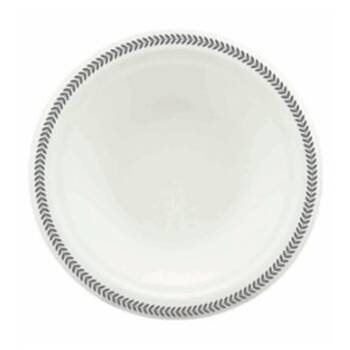 48x 10pc Partyware Earth-Friendly Durable Bowl Set Silver 180mm Sugar Cane
