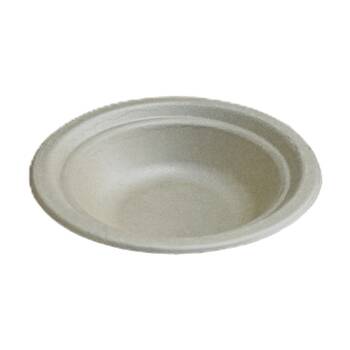 24x 25pc Partyware Earth-Friendly Durable Bowl Set Beige 180mm Sugar Cane