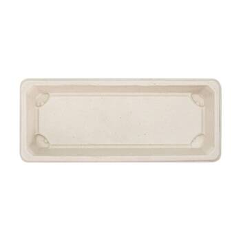 24x 10pc Partyware Earth-Friendly Durable Tray Set 221x92mm Sugar Cane