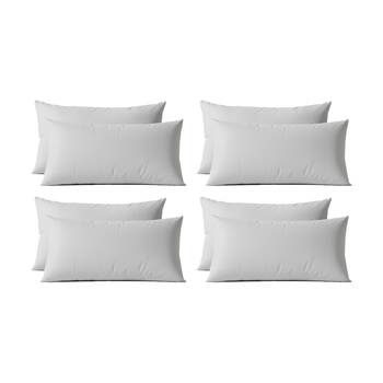 4x 2pc Renee Taylor 400TC Egyptian Cotton King Pillowcases Light Grey 50x90cm