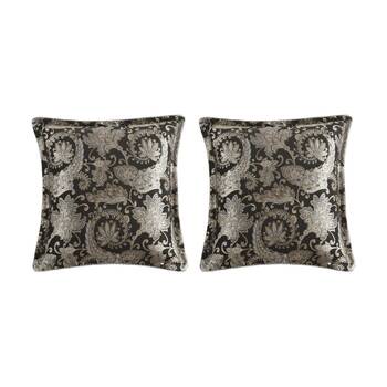 2PK Renee Taylor Regalia Collection Arabella European Pillowcase 65x65cm