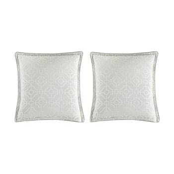 2PK Renee Taylor Regalia Collection Balmoral European Pillowcase 65x65cm