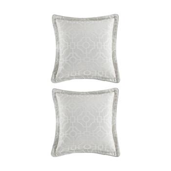 2PK Renee Taylor Regalia Collection Balmoral Geometric Decor Cushion 45x45cm