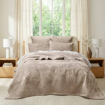 Renee Taylor Archie Cross Stitch Velvet European Pillowcase Cotton Nude