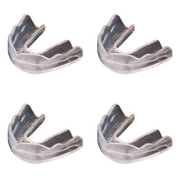 4PK Signature iPROTECT Type 1 Anaconda Mouthguard Adult Sports Gear Clear