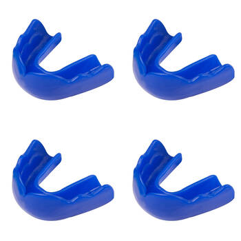 4PK Signature iPROTECT Type 1 Anaconda Mouthguard Sports Gear Blue Adult