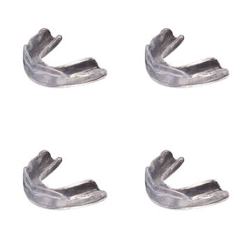 4PK Signature iPROTECT Type 1 Anaconda Mouthguard Kids Sports Gear Clear 5-10y