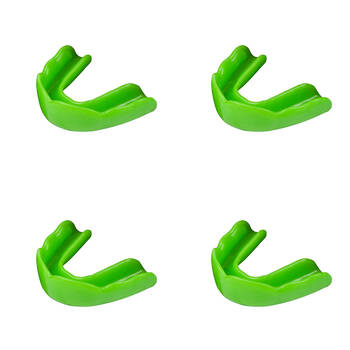 4PK Signature iPROTECT Type 1 Anaconda Mouthguard Kids Sports Gear Green 5-10y