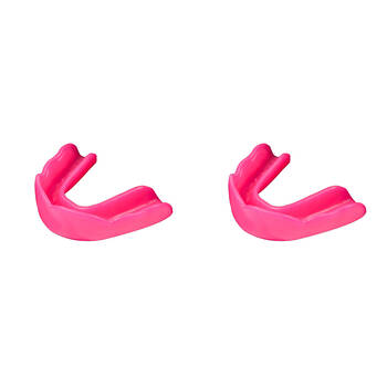 2PK Signature iPROTECT Type 1 Anaconda Mouthguard Kids Sports Gear Pink 5-10y