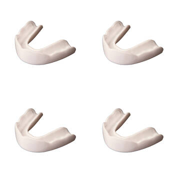 4PK Signature iPROTECT Type 1 Anaconda Mouthguard Kids Sports Gear White 5-10y