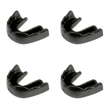4PK Signature iPROTECT Type 2 Mamba Mouthguard Sports Gear Black Adult