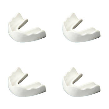 4PK Signature iPROTECT Type 2 Mamba Mouthguard Youth Sports Gear White 9-12y