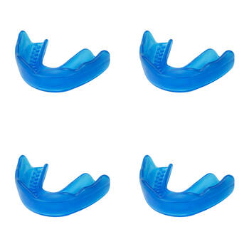 4PK Signature iPROTECT Striker Type 3 Mouthguard Teen Sports Gear Ice Blue 13-17y