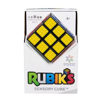 Rubiks Sensory Strategy Kids Play Toy Game Cube 8y+ Multicolour