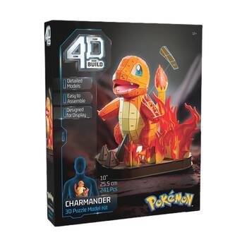 4D Build Pok?mon Model Building Puzzle Kit 12y+ 24.8x23.5x25.5cm Charmander