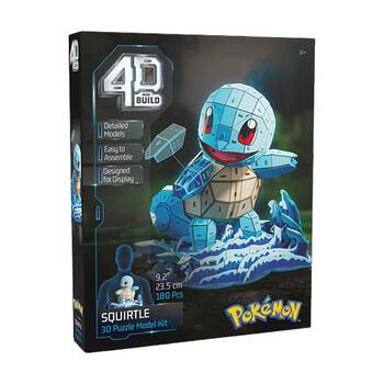4D Build Pok?mon Model Building Puzzle Kit 12y+ 23.7x25.6x23.5cm Squirtle