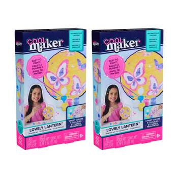 2PK Cool Maker Lovely Lantern Kit Kids Craft Toy 5 Paint Colours 6y+
