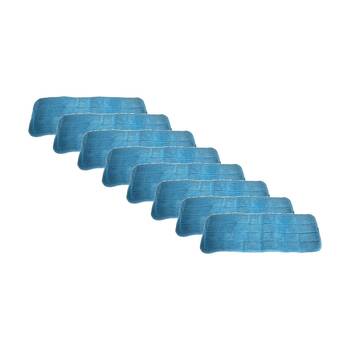 8PK Cleanstar Single Spray Mop Pad Replacement For SP-MOP 40x14cm Blue