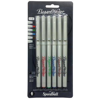 5pc Speedball Elegant Writer Art/Craft Calligraphy Writing Markers Medium