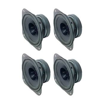 4PK 100mm 4In 10W Square Speaker 8Ohm Spare Replacement 4 Inch