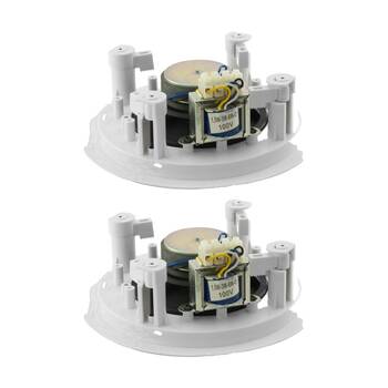 2PK 6In 100V Line Speaker & Grille With Transformer Home Audio