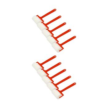 10PK Educational Colours Economical Sponge Paint Roller 40mm Kids Art/Craft