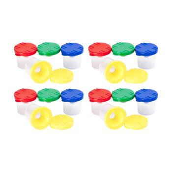 4x 4pc Educational Colours Stubby Safety Paint Pot Set Kids Art/Craft