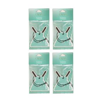 4PK Serenity French Pear Scented Car Air Freshener Crisp Floral Musk Scent