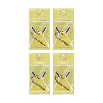 4PK Serenity Lemongrass Ginger Scented Air Freshener Refreshing Scent