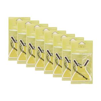 8PK Serenity Lemongrass Ginger Scented Air Freshener Refreshing Scent