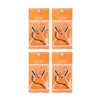 4PK Serenity Orange Grapefruit Scented Air Freshener Citrus Floral Musk