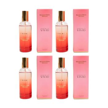4PK Serenity Japanese Cherry Blossom 100ml Room Spray Floral Aroma