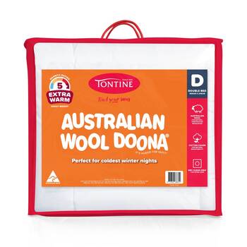 Tontine Australian Wool Doona Extra Warm Winter Quilt Heavyweight