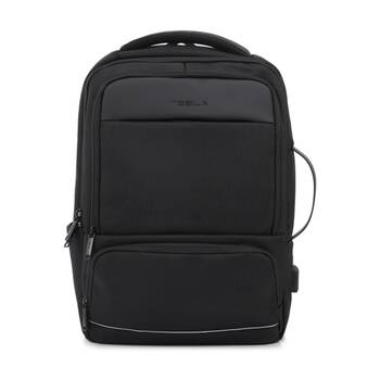 Tesla Apolo Backpack With External USB Charging Port Black 43x30x16cm