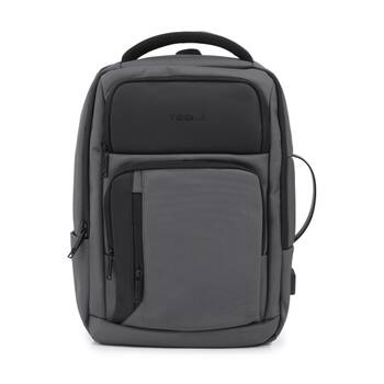 Tesla Orion Backpack With External USB Charging Port Charcoal 43x30x16cm