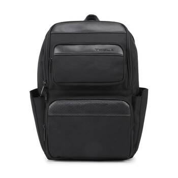 Tesla Aurora Backpack W/ Tablet Pocket & Lower Back Support Black 46x32x18cm