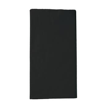 6x Partyware Paper Table Runner Cover Tableware 1370x2740mm Black