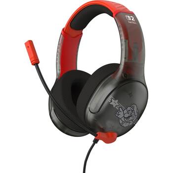Turtle Beach Airlite Fit Wired Nintendo Switch 2 Gaming Headset Mario Star Black