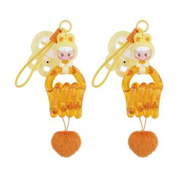 2PK Hiden Wooo Cimmy x Tangle Lovely Bunny Series Keychain 3+ Assorted