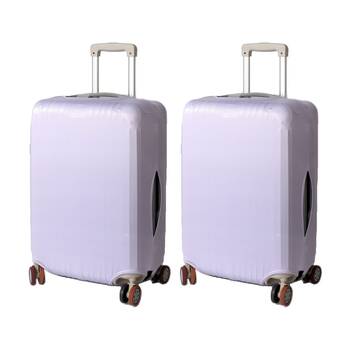 2PK Tosca Luggage Cover Durable Suitcase Protector Colour Lavendar Large 75cm