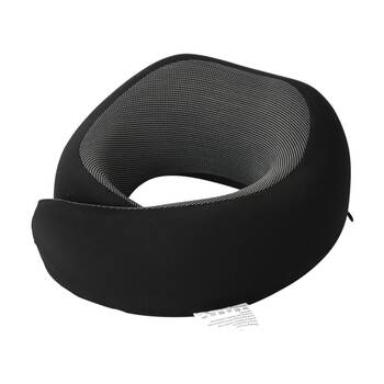 Tosca Wrap Around Neck Pillow Ergonomic Travel Support Cushion Black