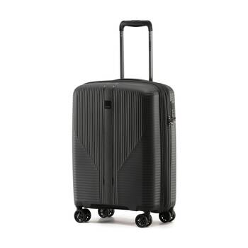 Tosca F-Lite Suitcase Hard Shell Lightweight Travel Luggage Black Small 54cm