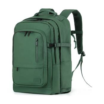 Tosca Zion Backpack Durable Travel Carry Bag Compartments Zippers Khaki