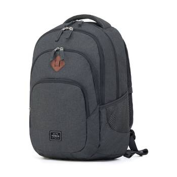 Tosca Urban Backpack Everyday/Travel Bag Padded Straps Breathable Anthracite